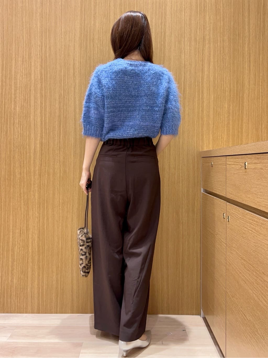 maiさんの「OPAQUE.CLIP｜フェザーヤーンニット【洗濯機OK／抗ピル】」を使ったコーディネート