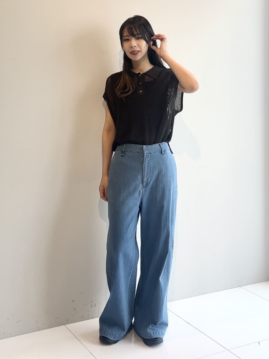 cotaniさんの「grove｜2WAYスクエアネックタンク」を使ったコーディネート