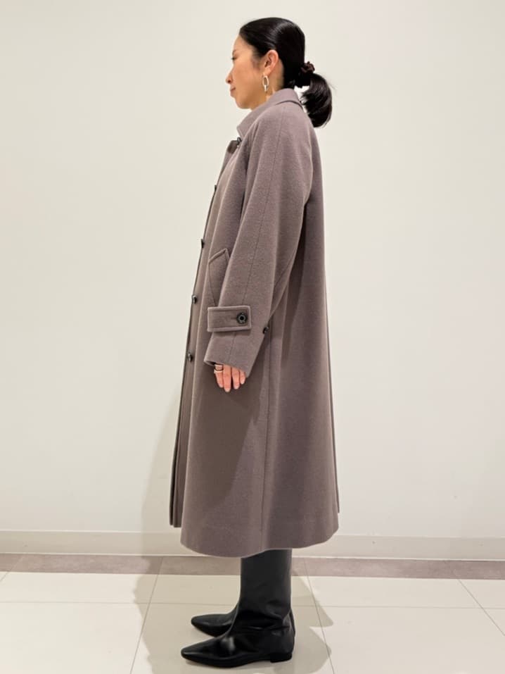 MIYAKAWAさんの「DRESSTERIOR｜Super110sウールステンカラーコート」を使ったコーディネート