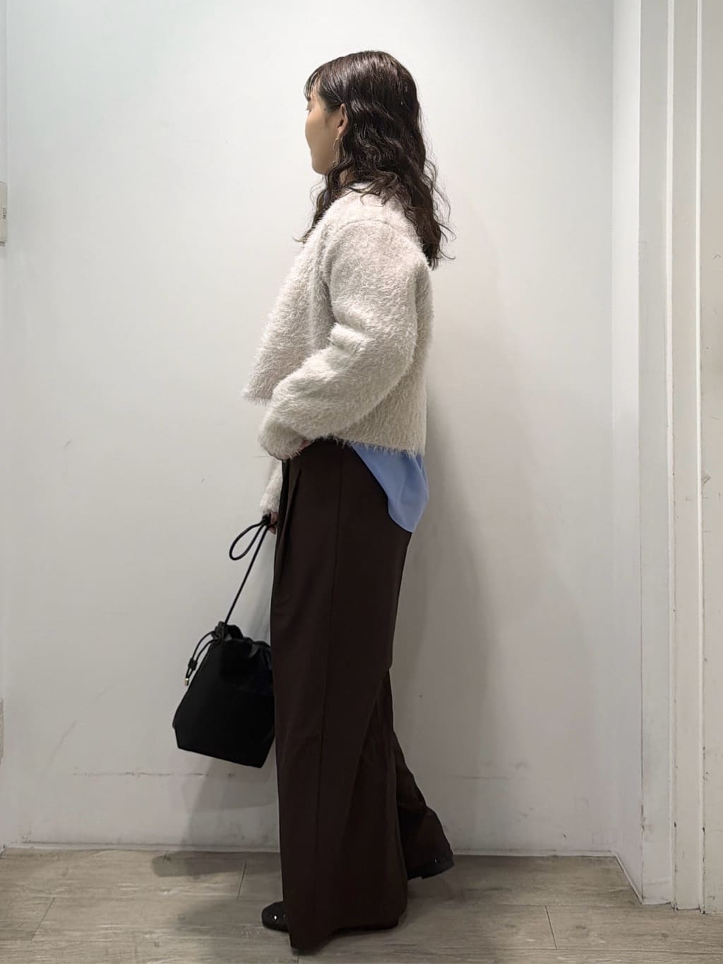 sumicaさんの「OPAQUE.CLIP｜タックデザインワイドパンツ【洗濯機OK】」を使ったコーディネート