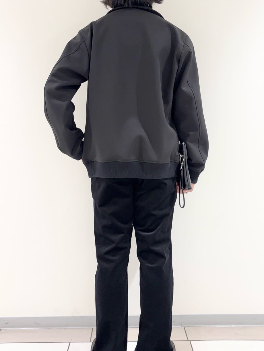 及川さんの「TAKEO KIKUCHI｜【JUST ONE LAYER】ダウンファブリック ジップアップ リブ ブルゾン」を使ったコーディネート