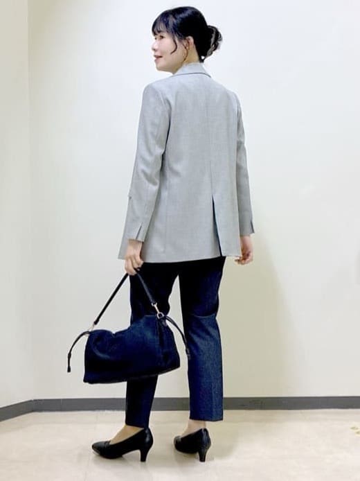  beni_gingerさんの「Reflect｜【高身長さんに嬉しい長め丈追加！／私のパンツ／すっきり見え◎】テーパードパンツ」を使ったコーディネート