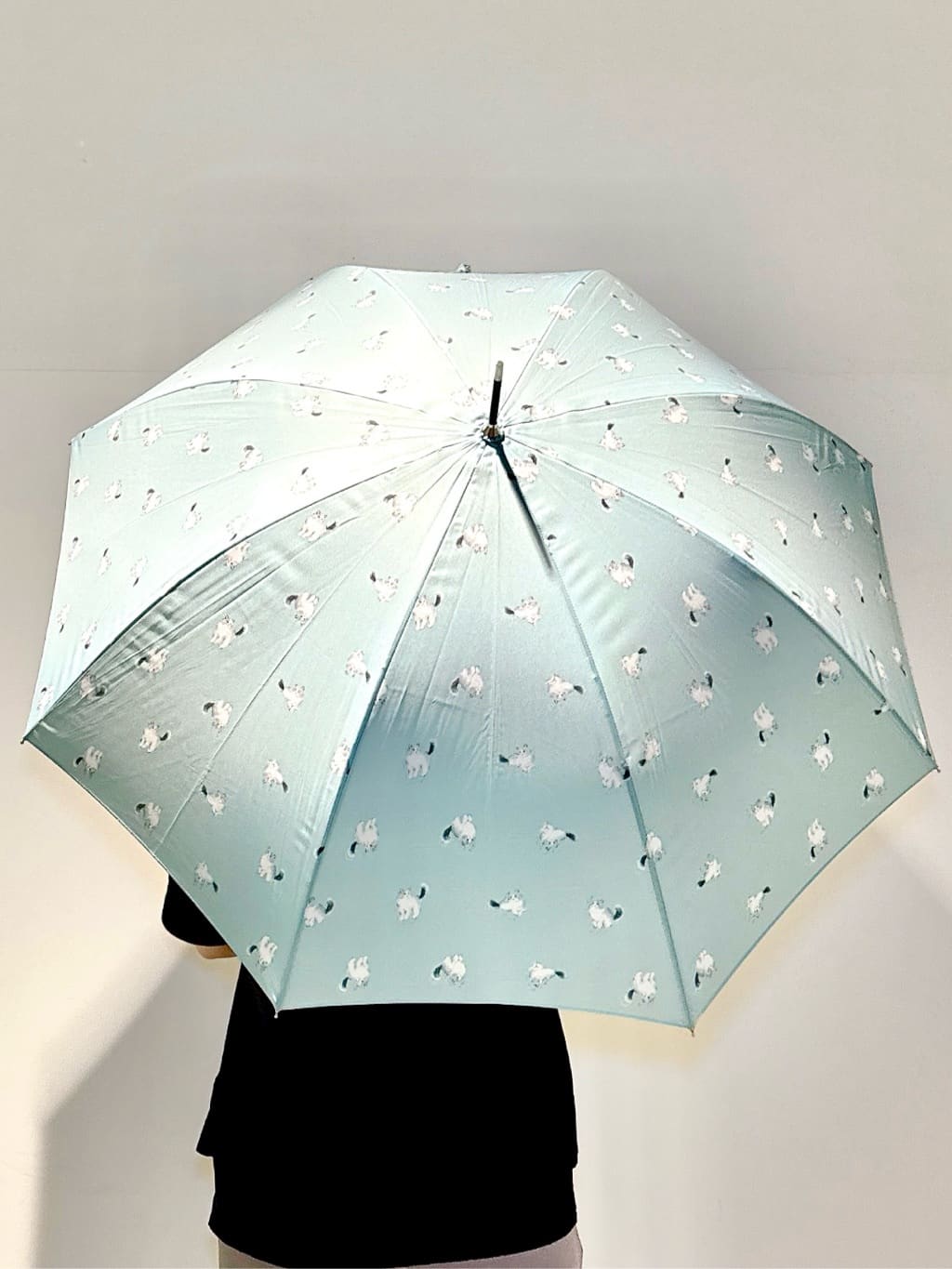 みーさんの「grove｜【晴雨兼用】雨長キャッツ（長傘）」を使ったコーディネート