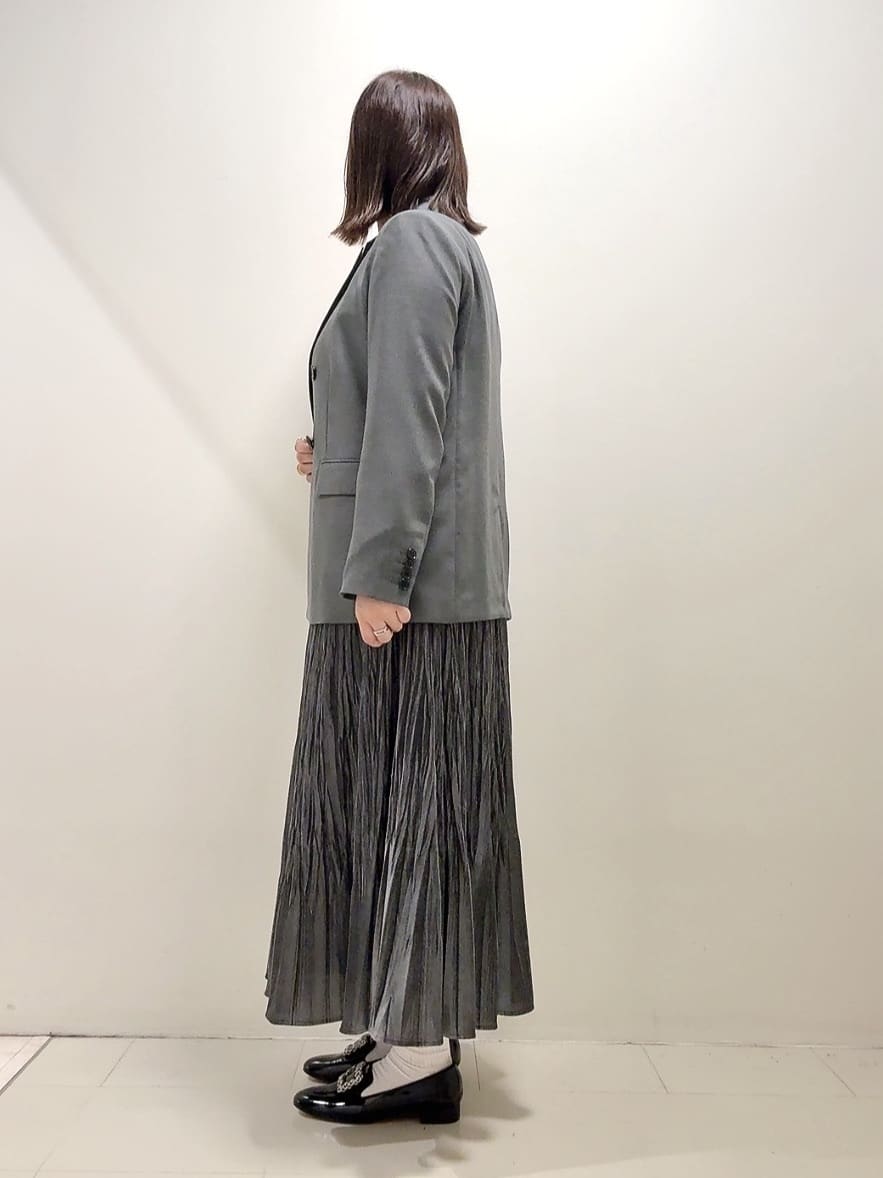 YUIさんの「UNTITLED｜【セットアップ可】ウールライク ダブルブレストジャケット」を使ったコーディネート