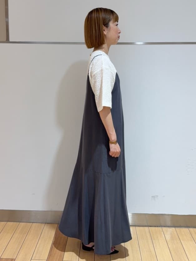 あやさんの「UNTITLED｜【五分袖/ジャージトップス】スラブカールマイヤープルオーバー」を使ったコーディネート