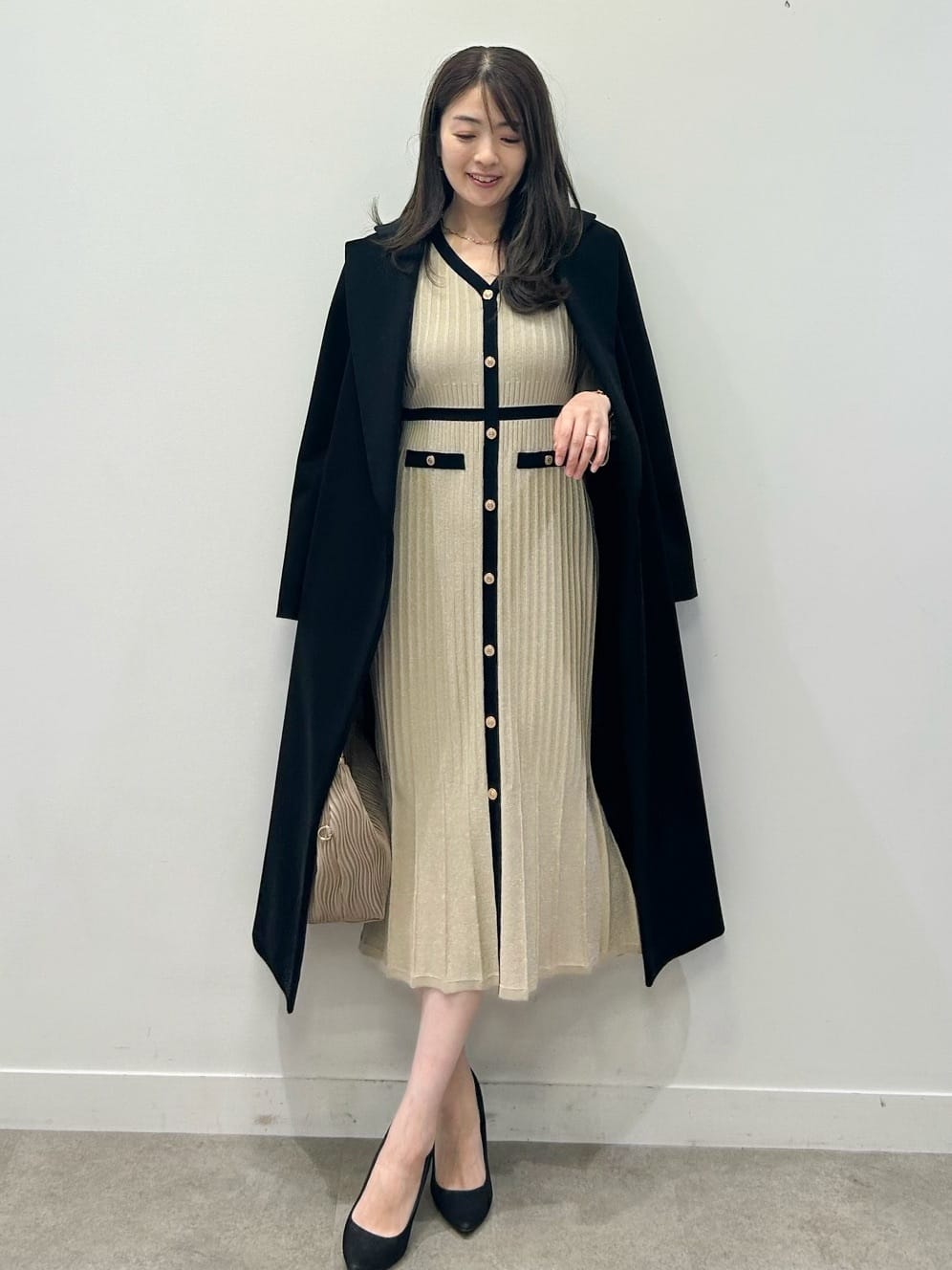hayaseさんの「COUP DE CHANCE｜【カシミヤ100％／日本製】ロングガウンコート」を使ったコーディネート