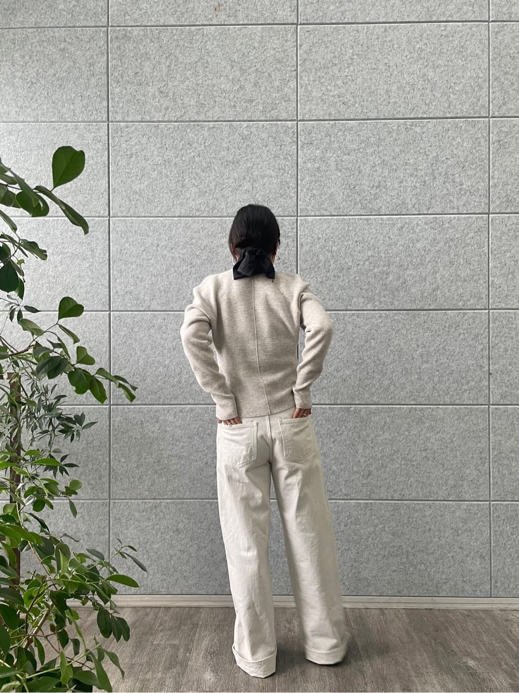 kanakoさんの「CODE A｜bold form knit pullover」を使ったコーディネート