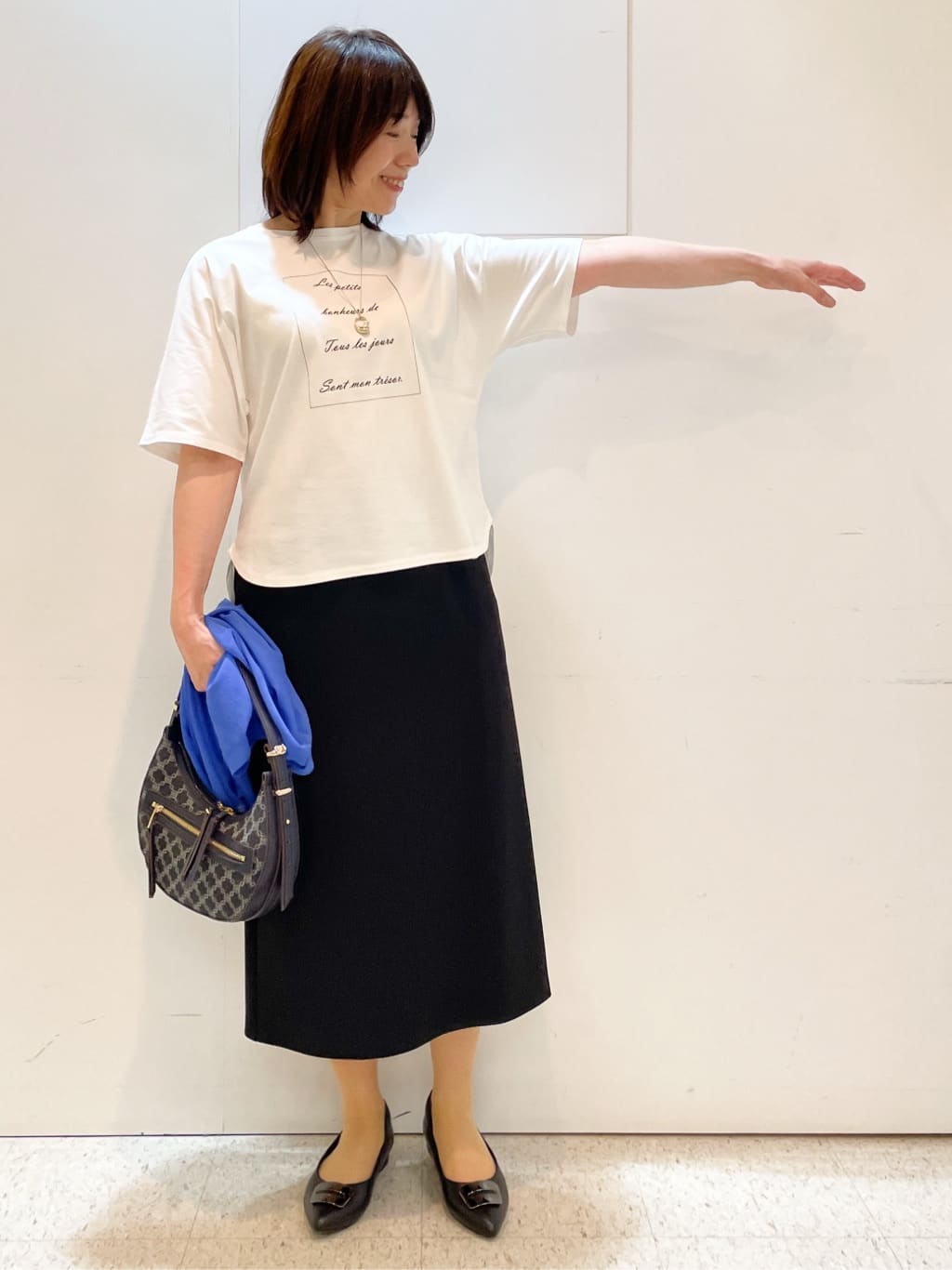 めいさんの「Reflect｜【マシンウォッシュ可】ナロースカート」を使ったコーディネート