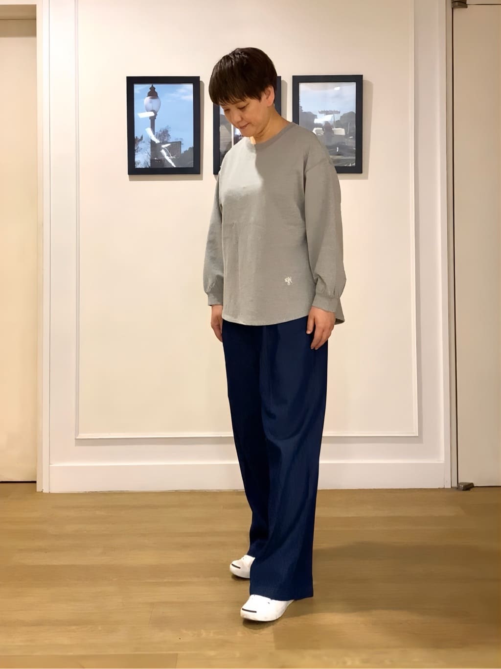Hiroさんの「Dessin｜【洗える】シアーオンブレーチェックシャツ」を使ったコーディネート