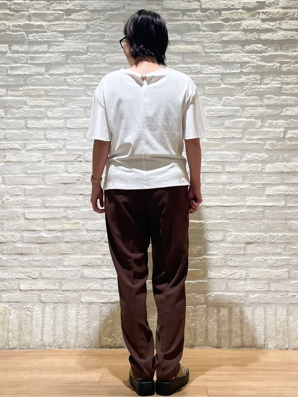シゲリさんの「OPAQUE.CLIP｜ボリュームソールスポーティサンダル」を使ったコーディネート