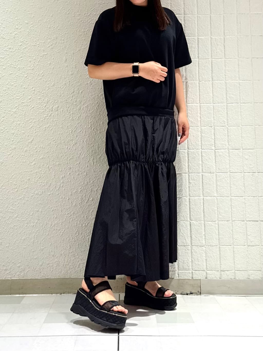SEIKOさんの「ESPERANZA｜キルティング厚底スポサン」を使ったコーディネート
