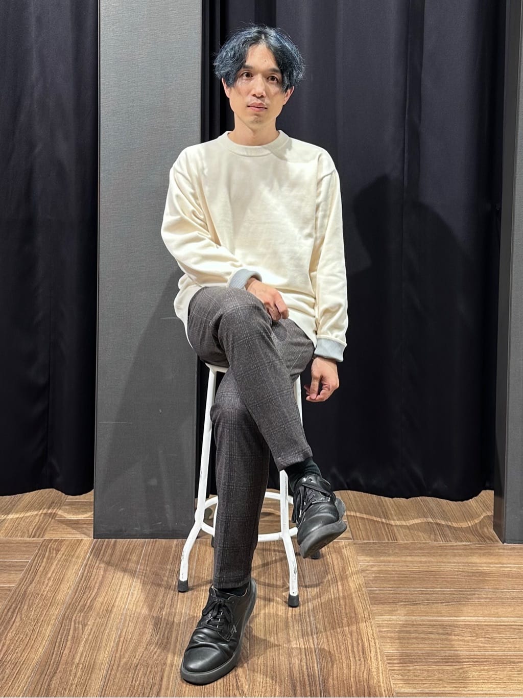 tomoyaさんの「THE SHOP TK｜【触れるたびに心地良い】ライトモールニット　洗濯機OK/ユニセックスでおすすめ！」を使ったコーディネート