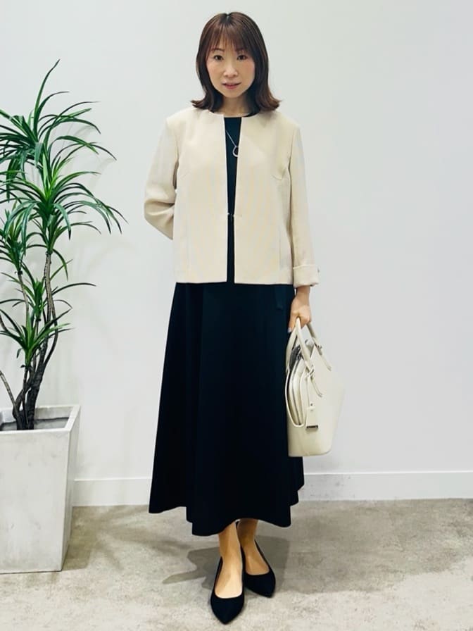 Miwaさんの「UNTITLED｜フープトップネックレス」を使ったコーディネート