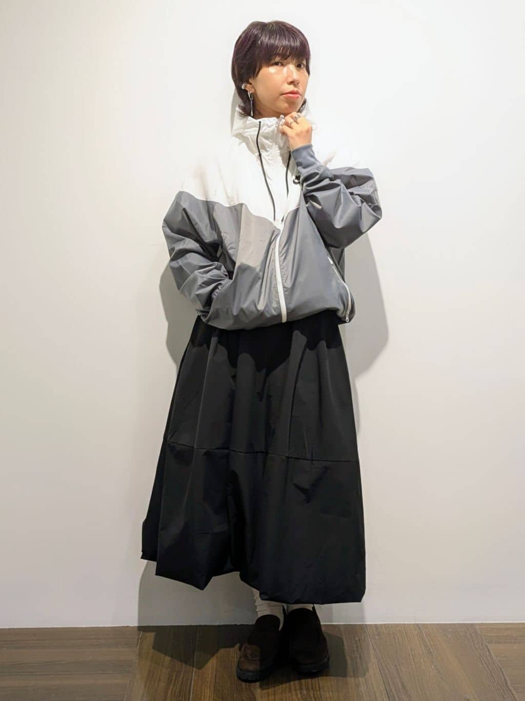 4410さんの「THE SHOP TK｜バルーンスカ―ト」を使ったコーディネート
