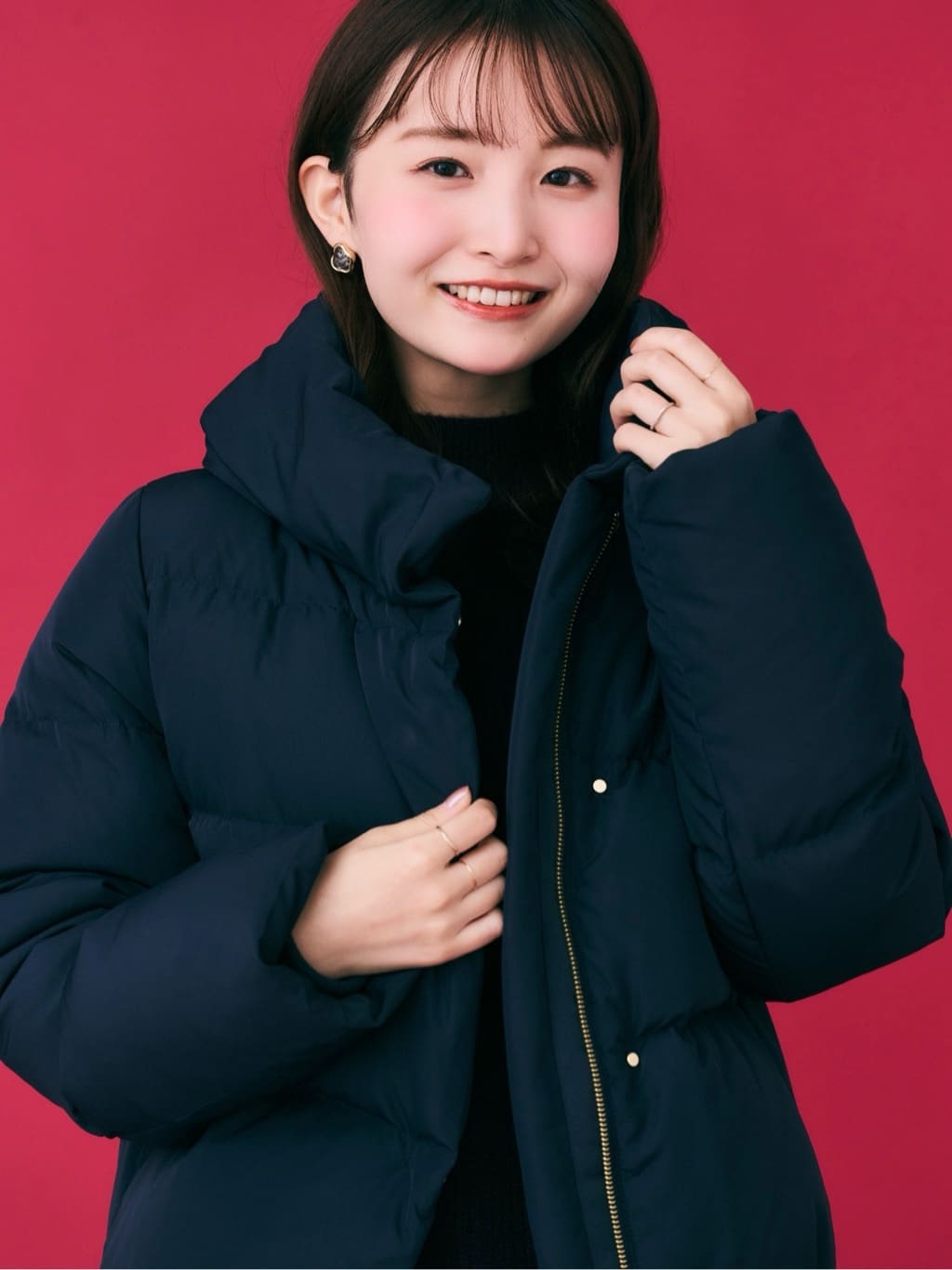 みさかさんの「index｜KAWADAダウンショートコート【撥水／洗濯機OK／静電気防止裏地】《XS～LL》」を使ったコーディネート