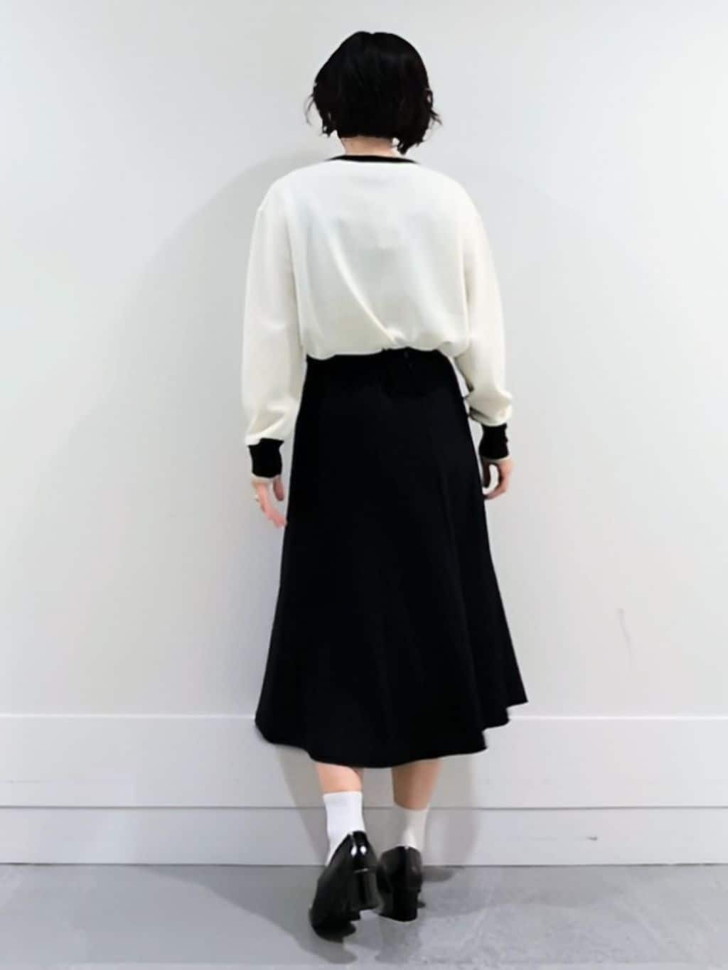 ミズタさんの「UNTITLED｜【アンサンブル可/洗える】ウールミラノリブニット」を使ったコーディネート