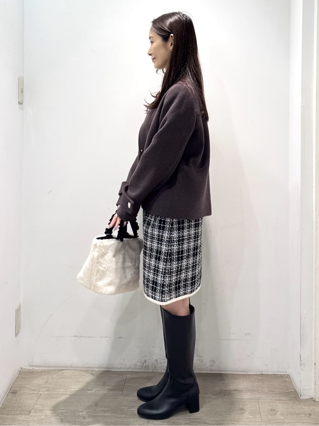 yuicciさんの「OPAQUE.CLIP｜メタル&times;フェイクパール Y字ラリエットネックレス」を使ったコーディネート