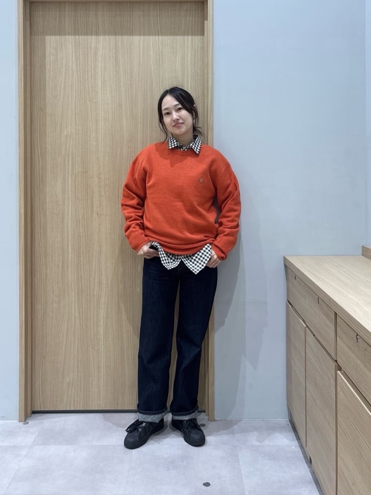 よぴさんの「TAKEO KIKUCHI｜マルチギンガムチェック シャツ」を使ったコーディネート