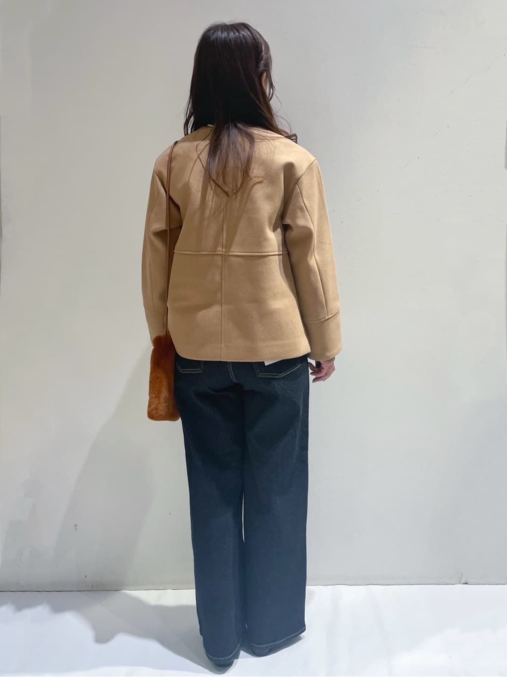 ayanoさんの「OPAQUE.CLIP｜ウールライクメルトンノーカラーコート【洗濯機洗い可】」を使ったコーディネート