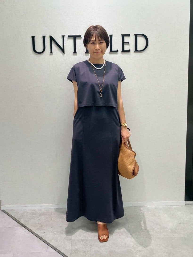 yukiさんの「UNTITLED｜メタリックメッシュトート」を使ったコーディネート
