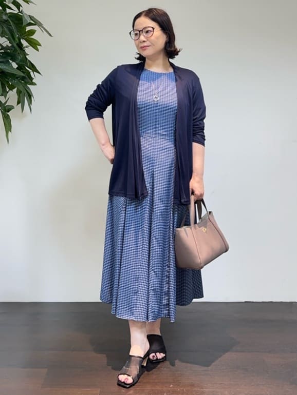 Asamiさんの「UNTITLED｜◆【接触冷感/UV機能/遮熱】ジャージカーディガン」を使ったコーディネート
