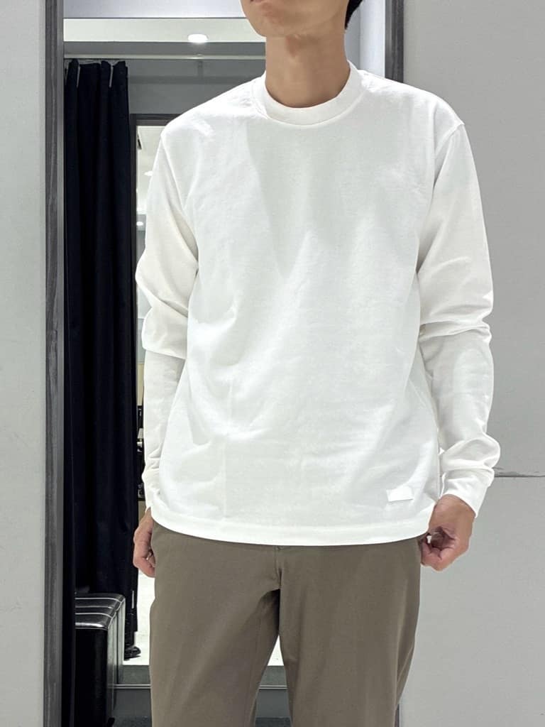 わいずみさんの「TAKEO KIKUCHI｜【Made in JAPAN】播州織 ドビー千鳥シャツ」を使ったコーディネート