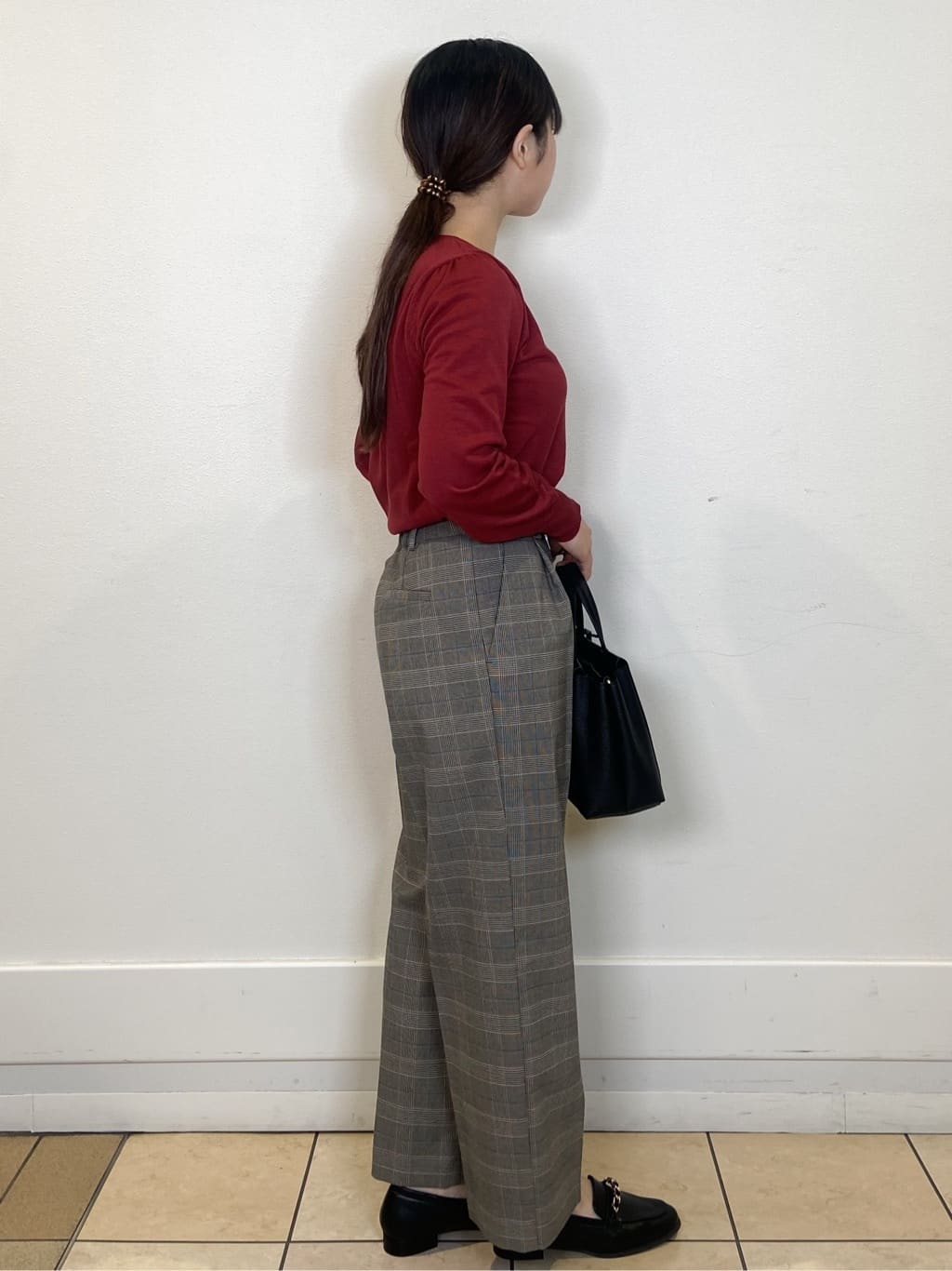 kimiさんの「index｜ワイドストレートパンツ／セットアップ対応可【洗濯機OK／イージーアイロン】」を使ったコーディネート