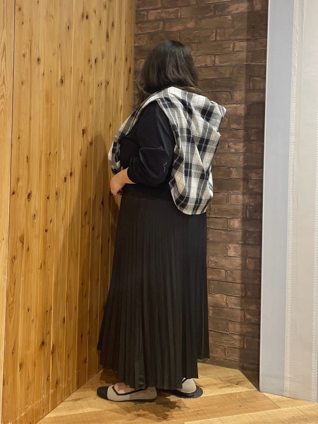 Risaさんの「SHOO･LA･RUE｜【洗濯機可/S-LL】程よい抜け感 大人のチェックシャツ」を使ったコーディネート