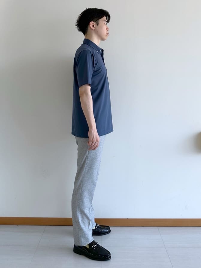 イッシーさんの「TAKEO KIKUCHI｜◆レザーハンドル シュリンクPU トート」を使ったコーディネート