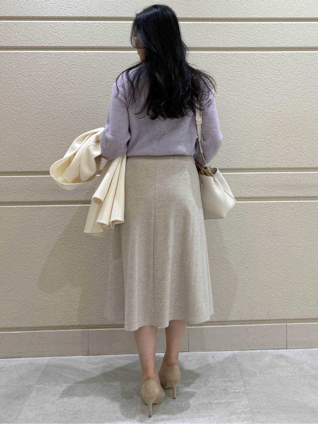 Momokaさんの「COUP DE CHANCE｜【軽い着心地】モックネックニット」を使ったコーディネート