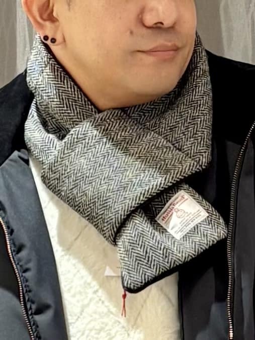 Pーyamaさんの「THE SHOP TK｜【ふんわり心地いい肌触り】　ダイヤ柄シャギーニット」を使ったコーディネート