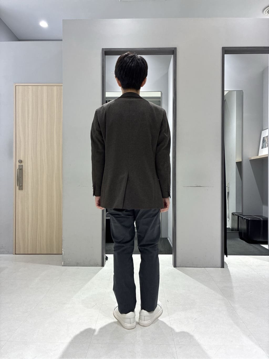 わいずみさんの「TAKEO KIKUCHI｜【None Of Stress】アクティブジャージ 千鳥 ジャケット」を使ったコーディネート