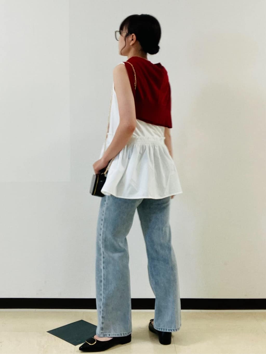 MAYUKIさんの「index｜ノースリペプラムドッキングトップス【洗濯機洗い可／接触冷感】」を使ったコーディネート