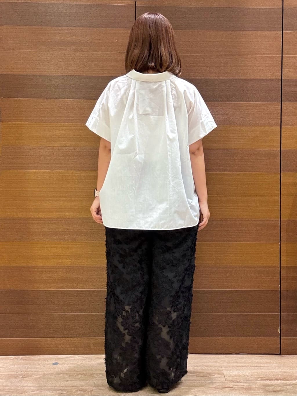 yumeさんの「OPAQUE.CLIP｜《andGIRL掲載》リラクシーシャツ【洗濯機洗い可】」を使ったコーディネート