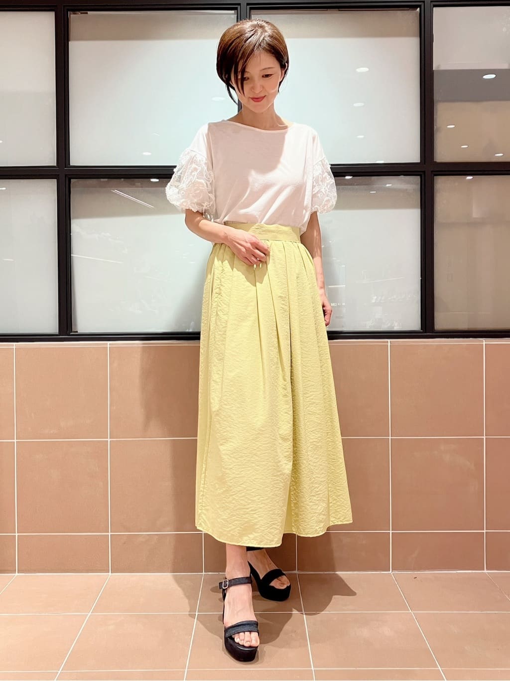 Ｋさんの「ESPERANZA｜アンクルベルトサンダル」を使ったコーディネート