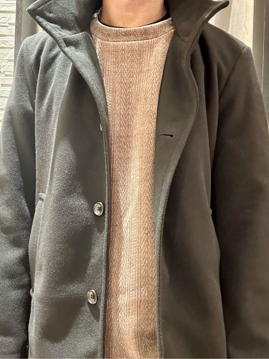 KENJI Iさんの「THE SHOP TK｜【心地良い、滑らかさ】レイヤード風ケーブル ニットソー 【洗濯機OK】」を使ったコーディネート