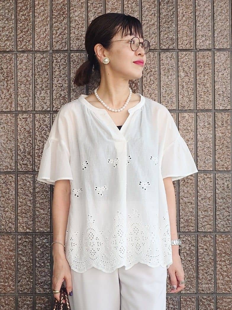 MUTSUKOさんの「UNTITLED｜コットンテレコタンクトップ」を使ったコーディネート