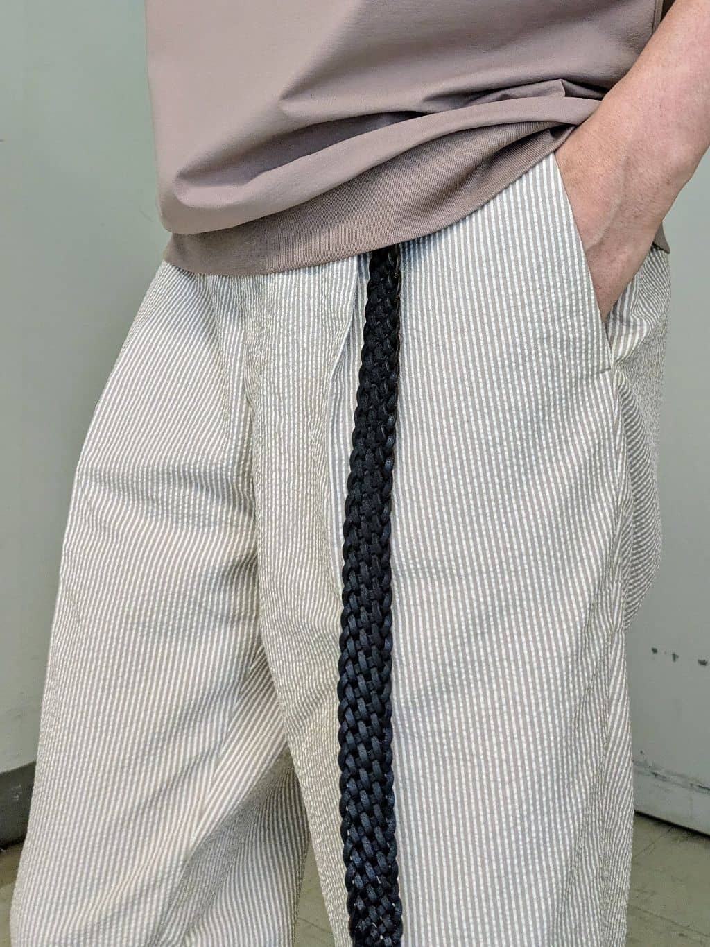 ryoさんの「TAKEO KIKUCHI｜【COOL CITY WEAR】エアートール オープンカラーシャツ /接触冷感・通気性」を使ったコーディネート