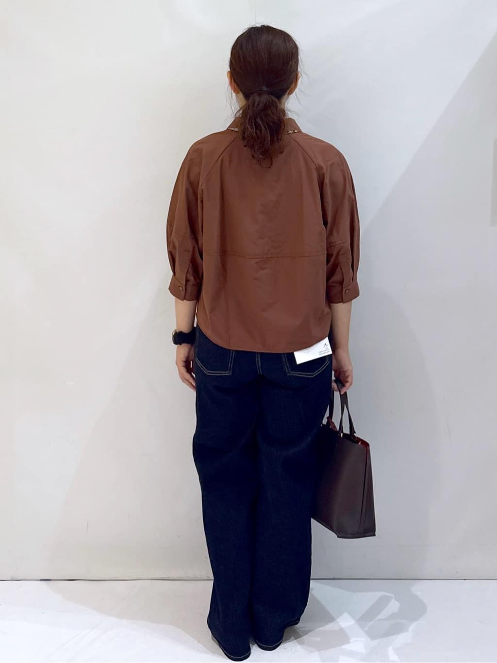 nakkoさんの「OPAQUE.CLIP｜切替フォルムシャツ【洗濯機洗い可】」を使ったコーディネート