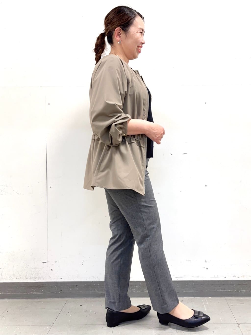 keiさんの「Reflect｜【パンツにもスカートにも合わせやすい◎】ライティブルゾン」を使ったコーディネート
