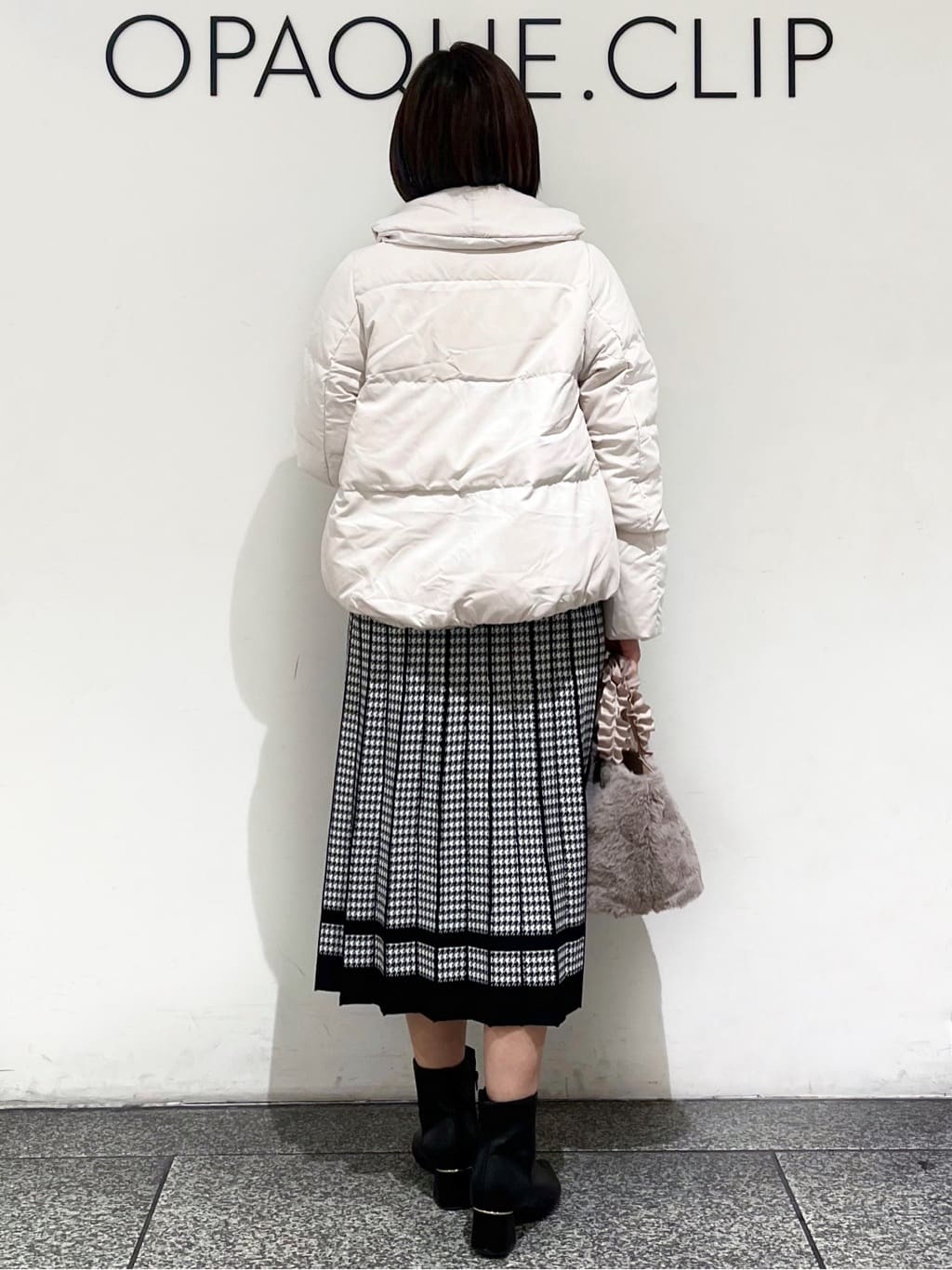 あずささんの「OPAQUE.CLIP｜KAWADAダウンショートコート【撥水／洗濯機OK／静電気防止裏地】《XS～LL》」を使ったコーディネート