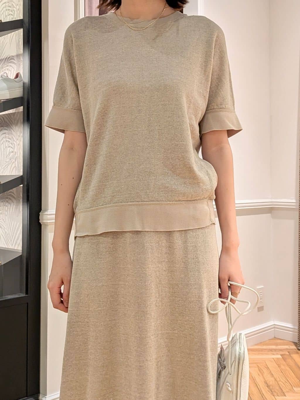 saoriさんの「DRESSTERIOR｜◆シュリンクレザーマルチポーチ」を使ったコーディネート