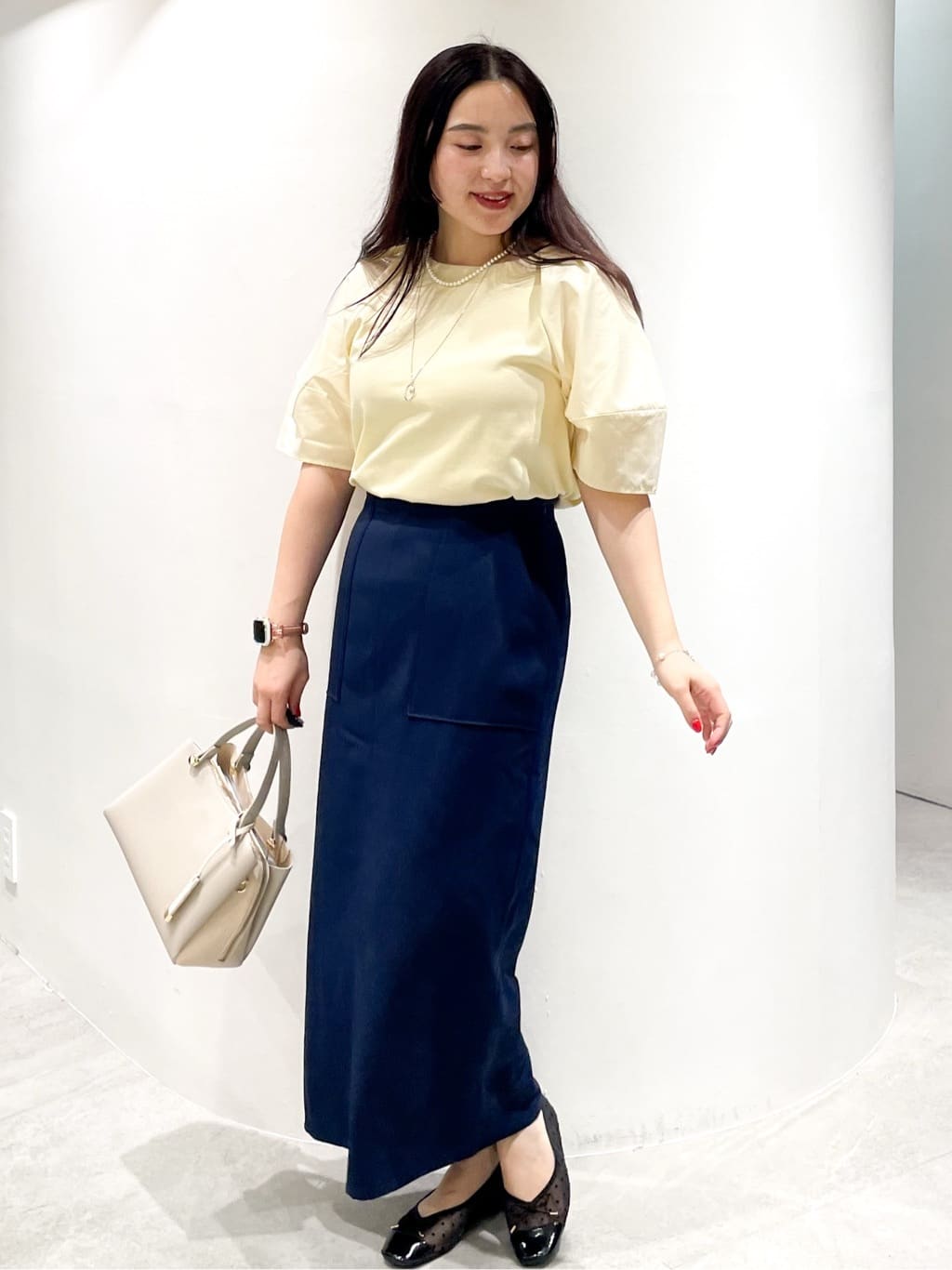 かりんさんの「OPAQUE.CLIP｜【定番/6color】名品フラットバレエシューズ」を使ったコーディネート