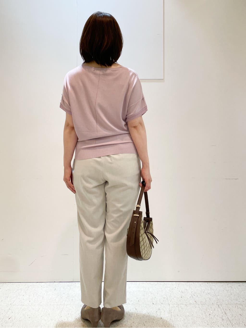 めいさんの「Reflect｜【選べる7色◎／手洗い可／二の腕カバー】半袖ニット」を使ったコーディネート