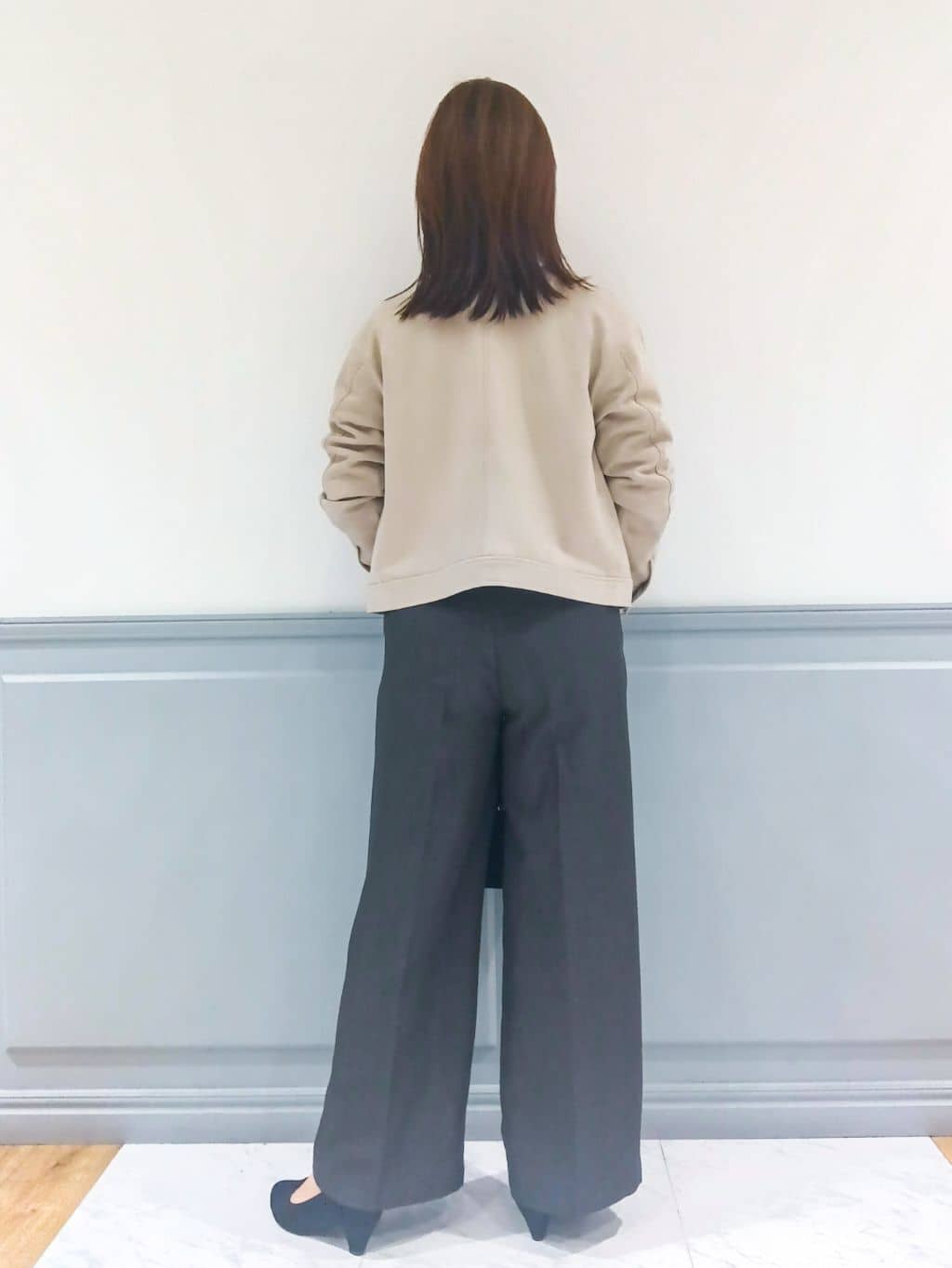 なっちゃんさんの「grove｜日常を華やかにするスエード調ブルゾン」を使ったコーディネート