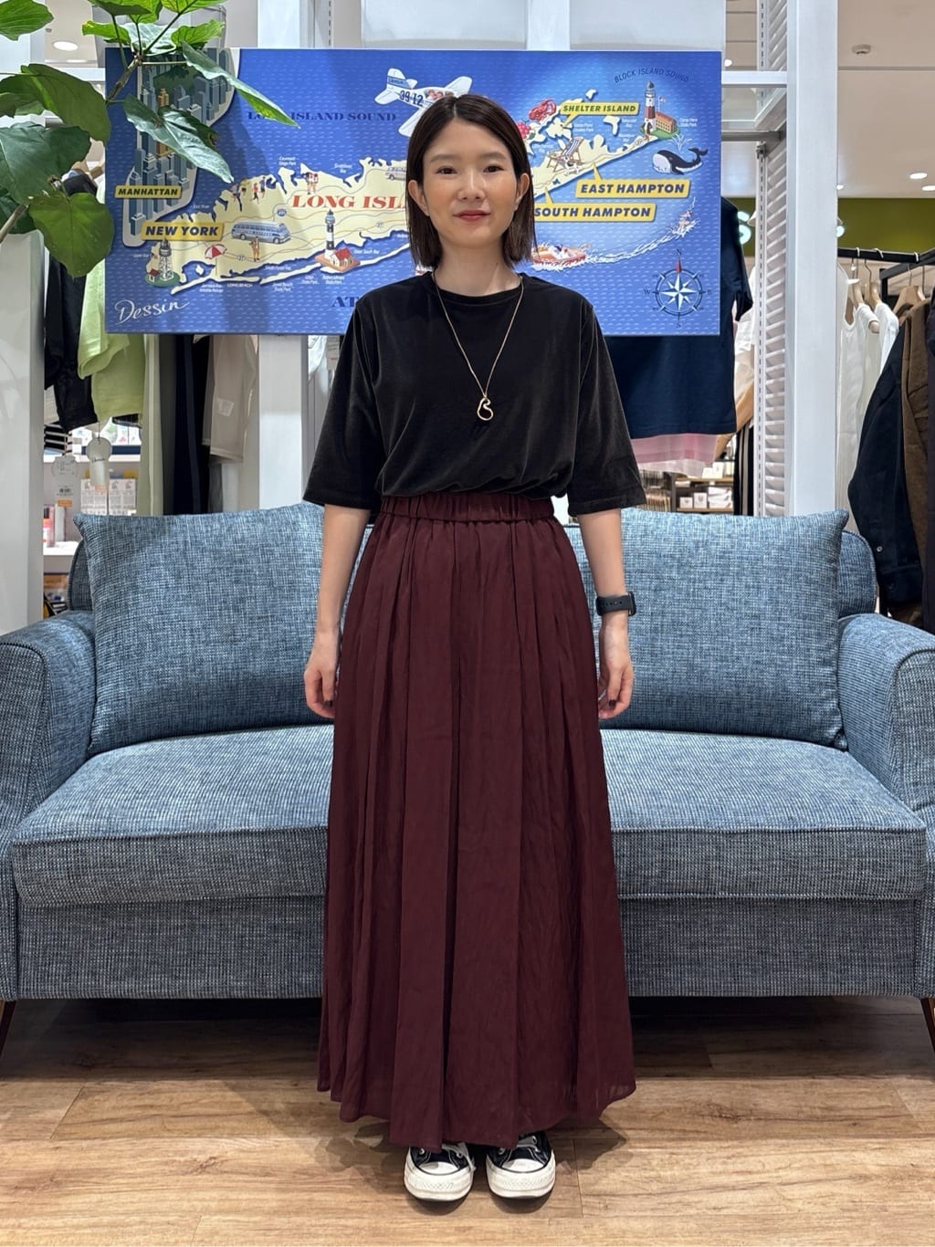 risaさんの「Dessin｜【洗える】シアーベロアトップス」を使ったコーディネート