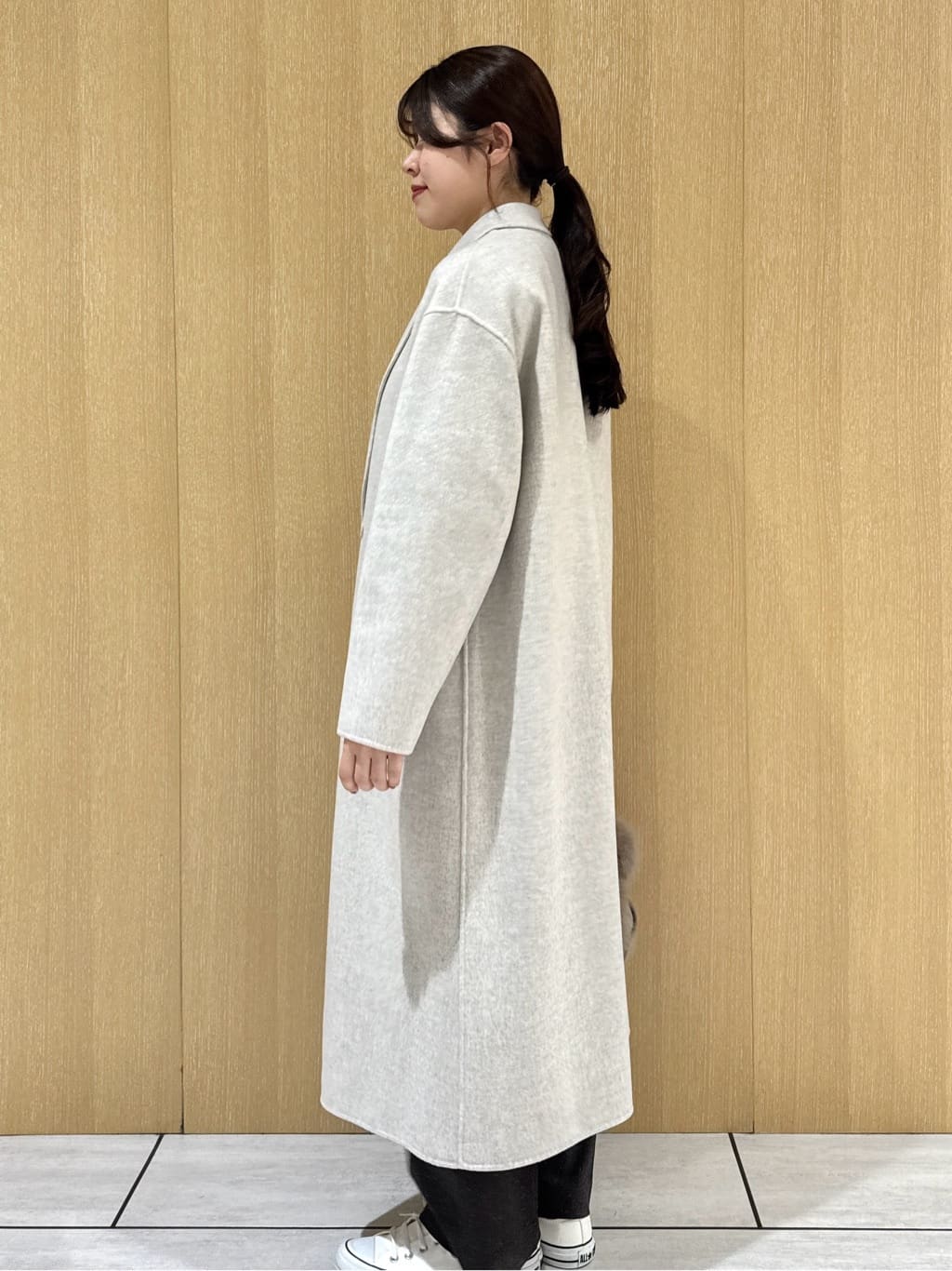 nanaさんの「UNTITLED｜【洗える】スポンディッシュ ケーブル柄ニット」を使ったコーディネート