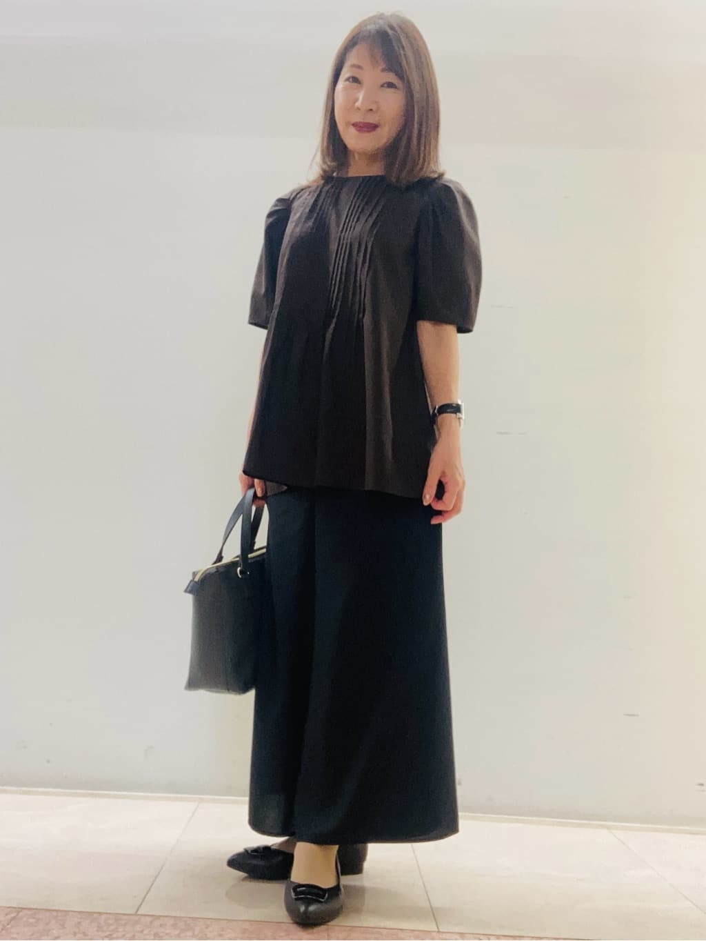 kurodaさんの「Reflect｜【たっぷり収納！／通勤におすすめ】&rsquo;25秋冬毎日ミディアムバッグ」を使ったコーディネート