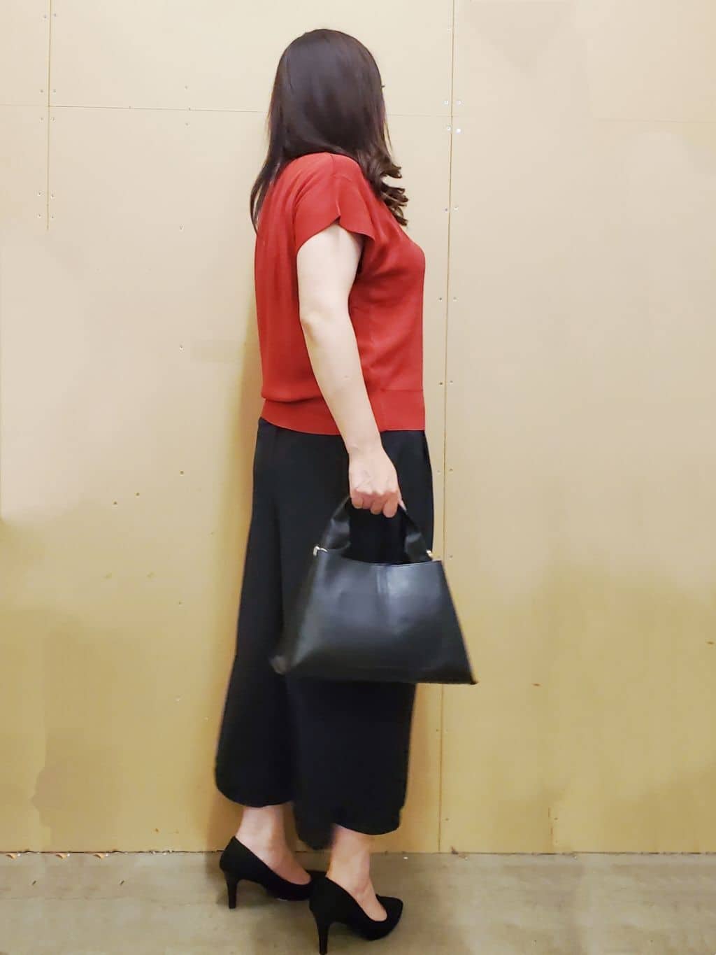 ひさえさんの「THE SHOP TK｜【6色展開】さらさらフレンチニット【毛玉になりにくい/洗濯機OK】」を使ったコーディネート