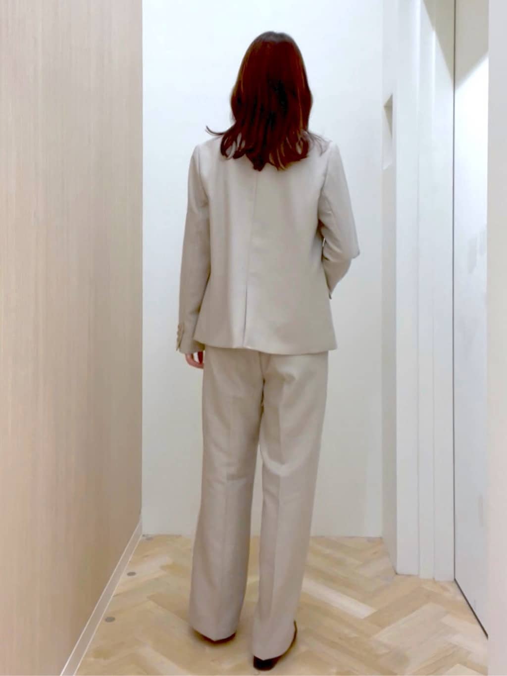  おまつさんの「grove｜【カセット服】ダブルブレストテーラードジャケット」を使ったコーディネート